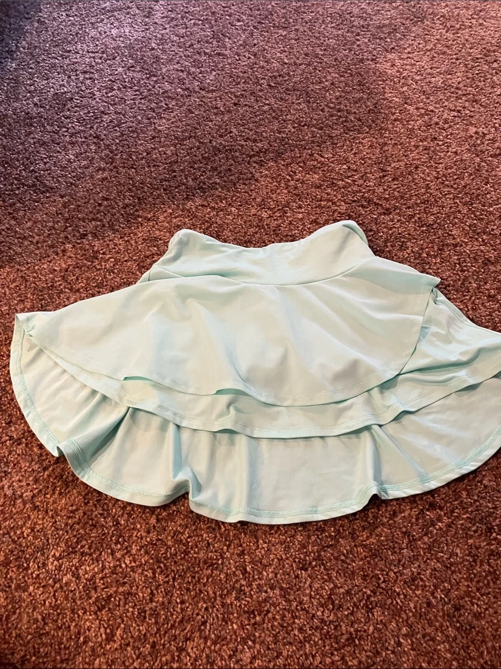 all in motion Mint Tiered Ruffle Skirt